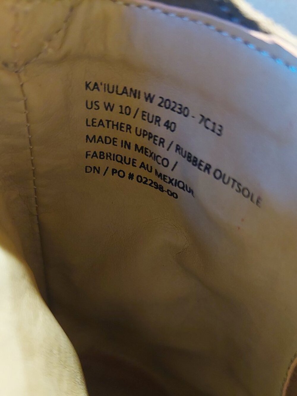 Olukai boots NIB Seal Brown/Mustang size 10 side zip - Picture 7 of 8